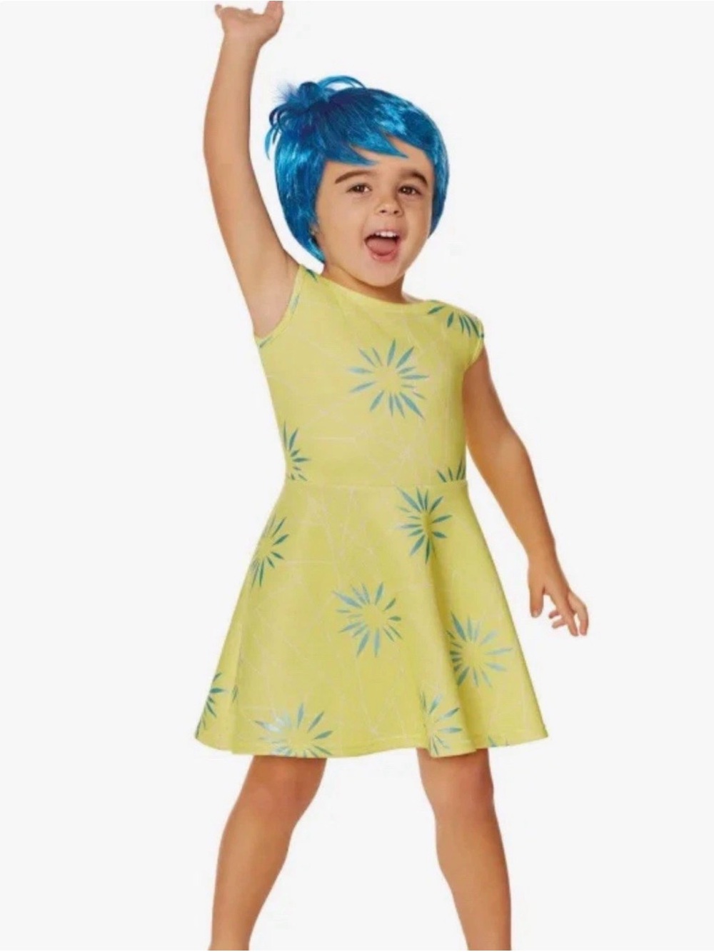 Joy Classic Inside Out Disney Pixar Dress Up Halloween Child 2pc Costume Sz 5/6
